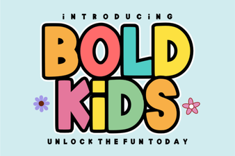 Bold Kids Font for Creative Design Projects