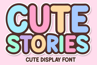Cute Stories Font Design Ideas