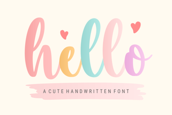 Hello Font Design Trends 2024