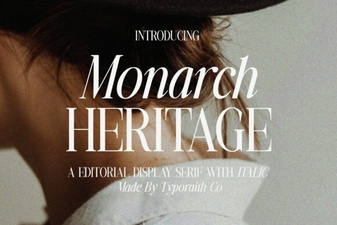 Monarch Heritage Font Design and Project Ideas